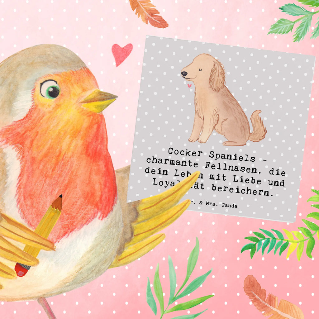 Deluxe Card Cocker Spaniels - charmante Fellnasen, die dein Leben mit Liebe und Loyalität bereichern. Geburtstagskarte, Grußkarte, Klappkarte, Hochzeitskarte, Hochwertige Klappkarte, Karte, Hochwertige Grußkarte, Einladungskarte, Glückwunschkarte, Hund, Hunderasse, Rassehund, Hundebesitzer, Geschenk, Tierfreund, Schenken, Welpe