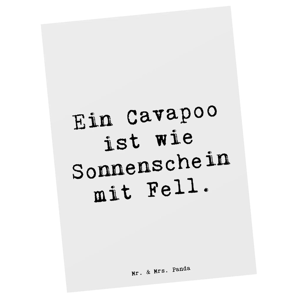 Postcard Saying Ein Cavapoo ist wie Sonnenschein mit Fell. Grußkarte, Karte, Einladungskarten Geburtstag, Geburtstagskarte, Ansichtskarten, Einladung Geburtstag, Geschenkkarte, Dankeskarte, Einladungskarte, Einladung, Postkarte, Ansichtskarte, Hund, Hunderasse, Rassehund, Hundebesitzer, Geschenk, Tierfreund, Schenken, Welpe