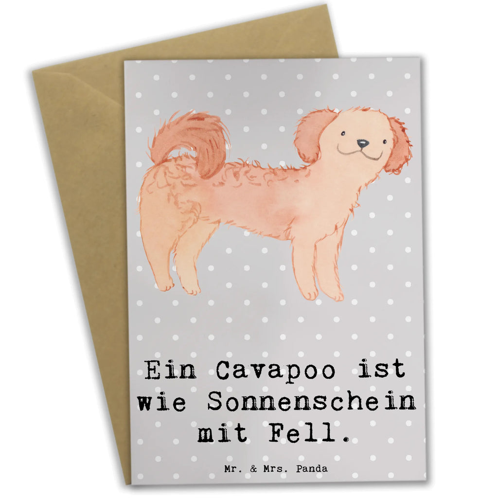 Grußkarte Cavapoo Sonnenschein Einladungskarte, Ansichtskarten, Geburtstagskarte, Hochzeitskarte, Karte, Grußkarte, Klappkarte, Glückwunschkarte, Hund, Hunderasse, Rassehund, Hundebesitzer, Geschenk, Tierfreund, Schenken, Welpe