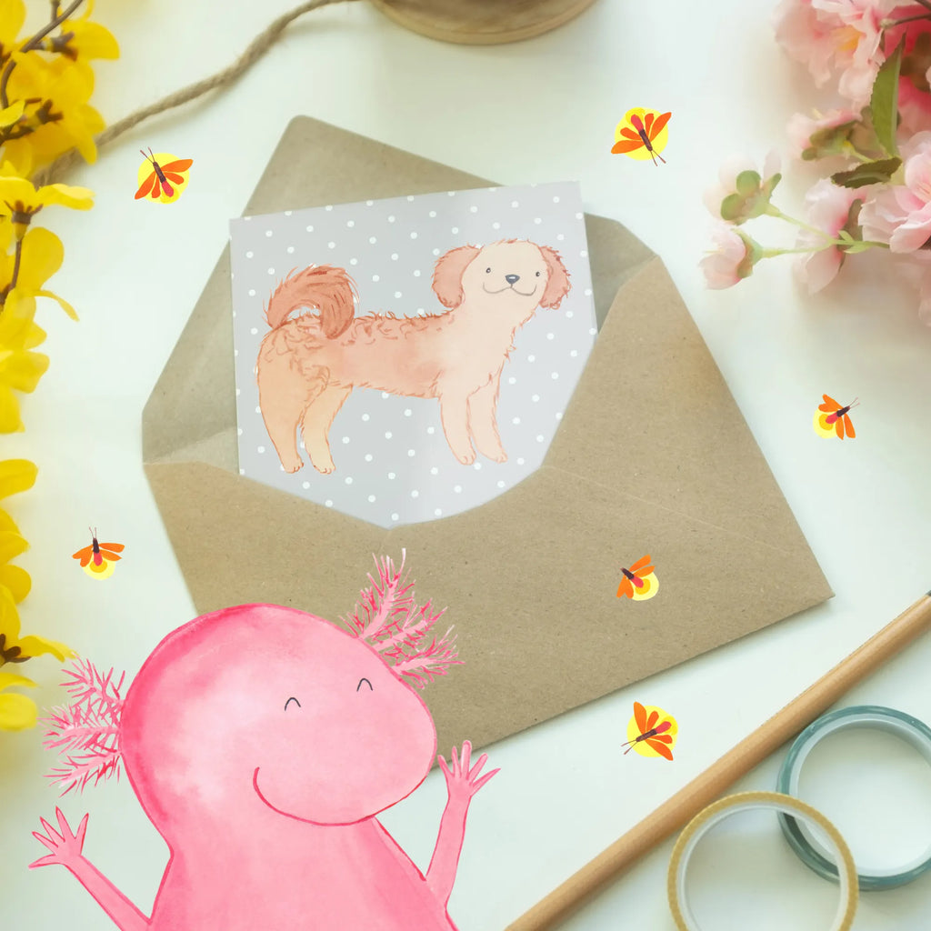 Grußkarte Cavapoo Sonnenschein Einladungskarte, Ansichtskarten, Geburtstagskarte, Hochzeitskarte, Karte, Grußkarte, Klappkarte, Glückwunschkarte, Hund, Hunderasse, Rassehund, Hundebesitzer, Geschenk, Tierfreund, Schenken, Welpe