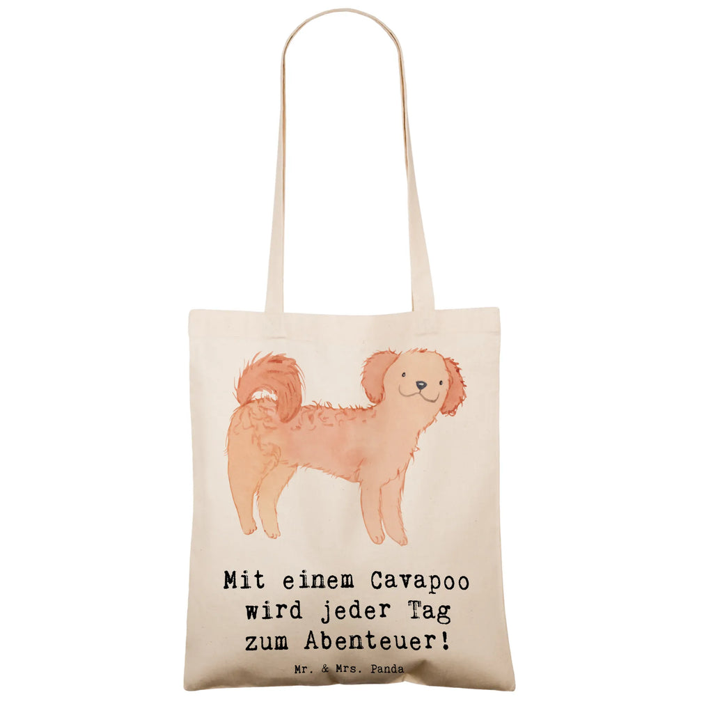 Tragetasche Cavapoo Abenteuer Stoffbeutel, Laptoptasche, Beuteltasche, Shopper, Strandtasche, Schultertasche, Umhängetasche, Einkaufstasche, Jutebeutel, Badetasche, Beutel, Einkaufstüte, Jutetasche, Tragetasche, Tasche, Stofftasche, Hund, Hunderasse, Rassehund, Hundebesitzer, Geschenk, Tierfreund, Schenken, Welpe