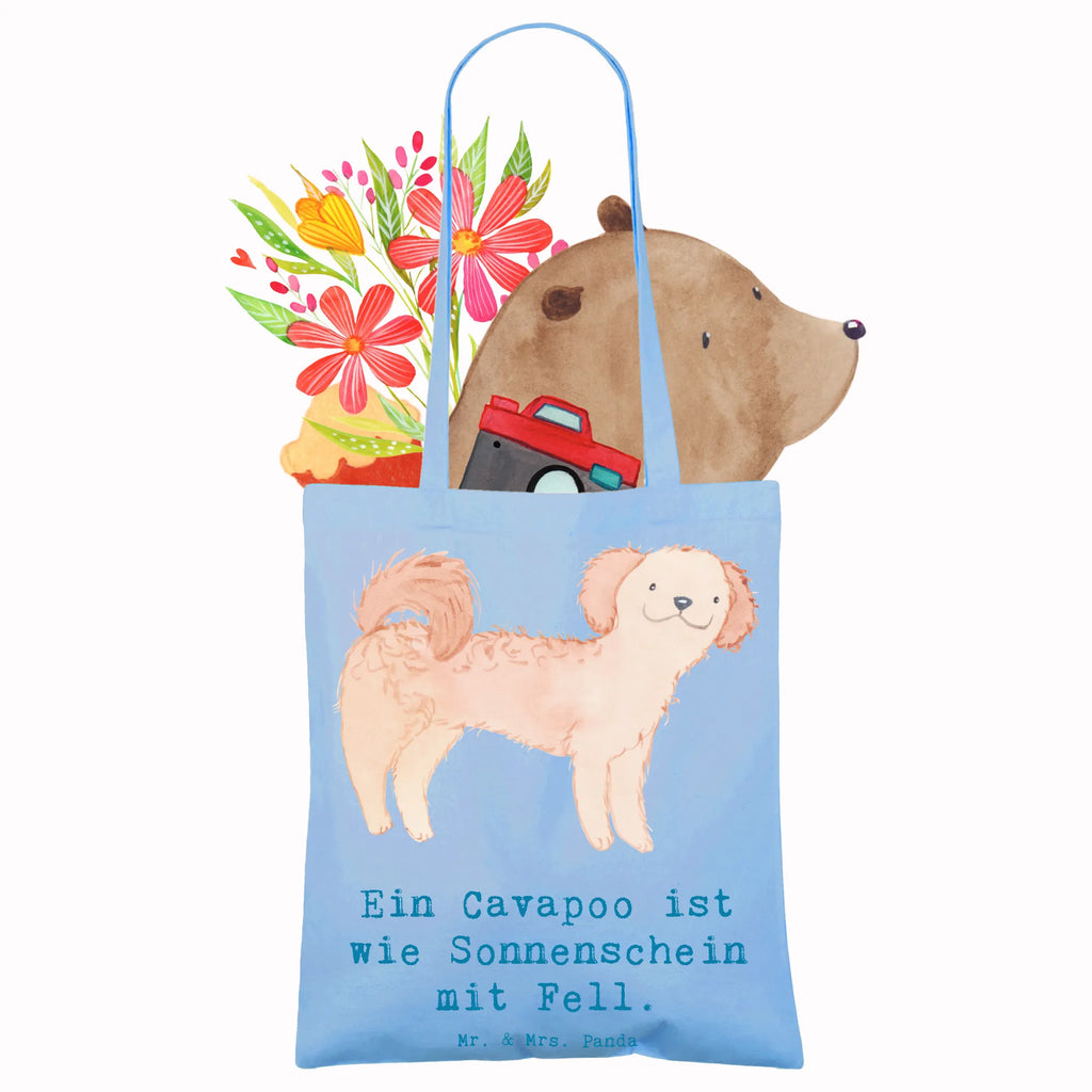 Tote bag Ein Cavapoo ist wie Sonnenschein mit Fell. Badetasche, Stofftasche, Laptoptasche, Tasche, Stoffbeutel, Shopper, Tragetasche, Schultertasche, Umhängetasche, Jutetasche, Jutebeutel, Einkaufstüte, Strandtasche, Beutel, Beuteltasche, Einkaufstasche, Hund, Hunderasse, Rassehund, Hundebesitzer, Geschenk, Tierfreund, Schenken, Welpe
