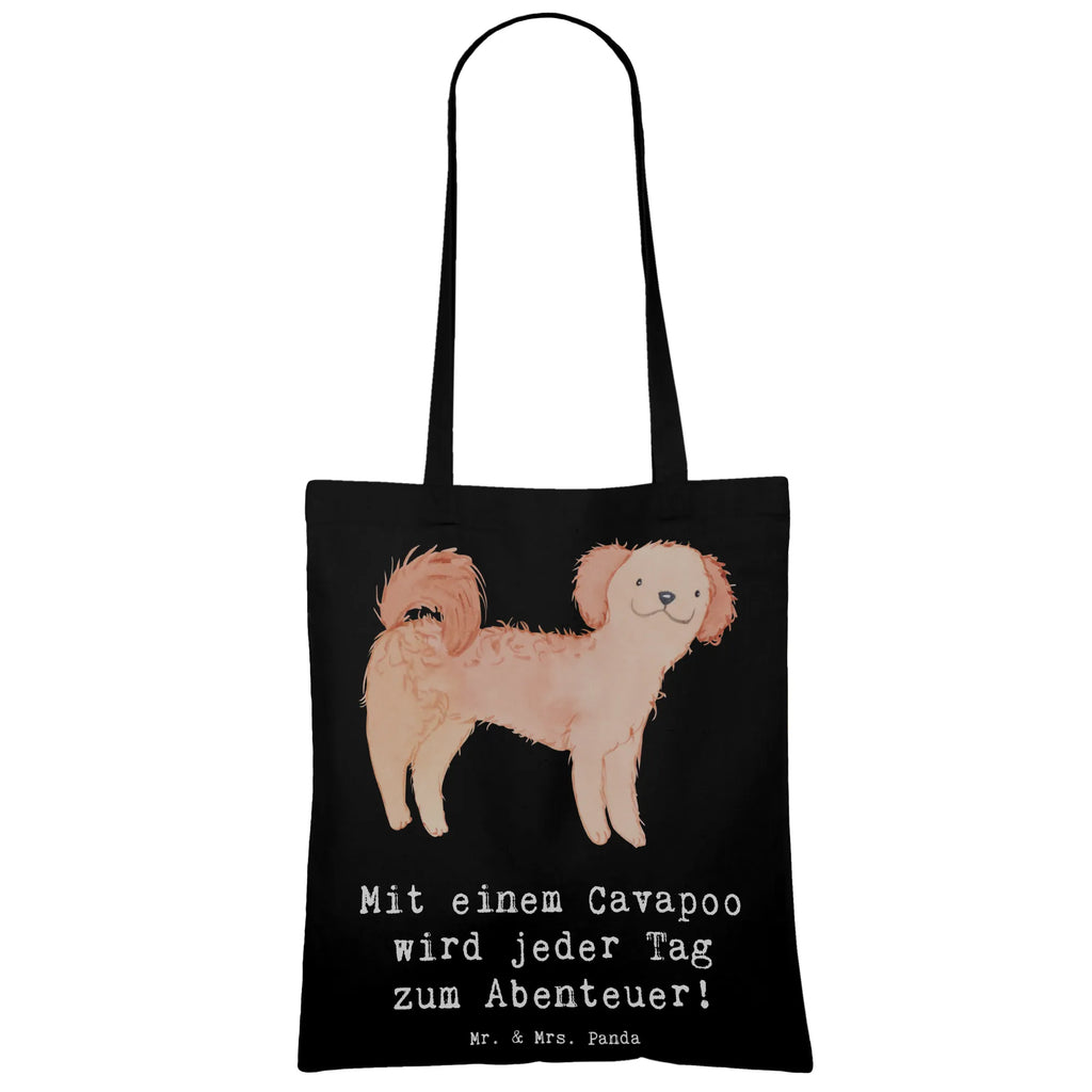 Tragetasche Cavapoo Abenteuer Stoffbeutel, Laptoptasche, Beuteltasche, Shopper, Strandtasche, Schultertasche, Umhängetasche, Einkaufstasche, Jutebeutel, Badetasche, Beutel, Einkaufstüte, Jutetasche, Tragetasche, Tasche, Stofftasche, Hund, Hunderasse, Rassehund, Hundebesitzer, Geschenk, Tierfreund, Schenken, Welpe