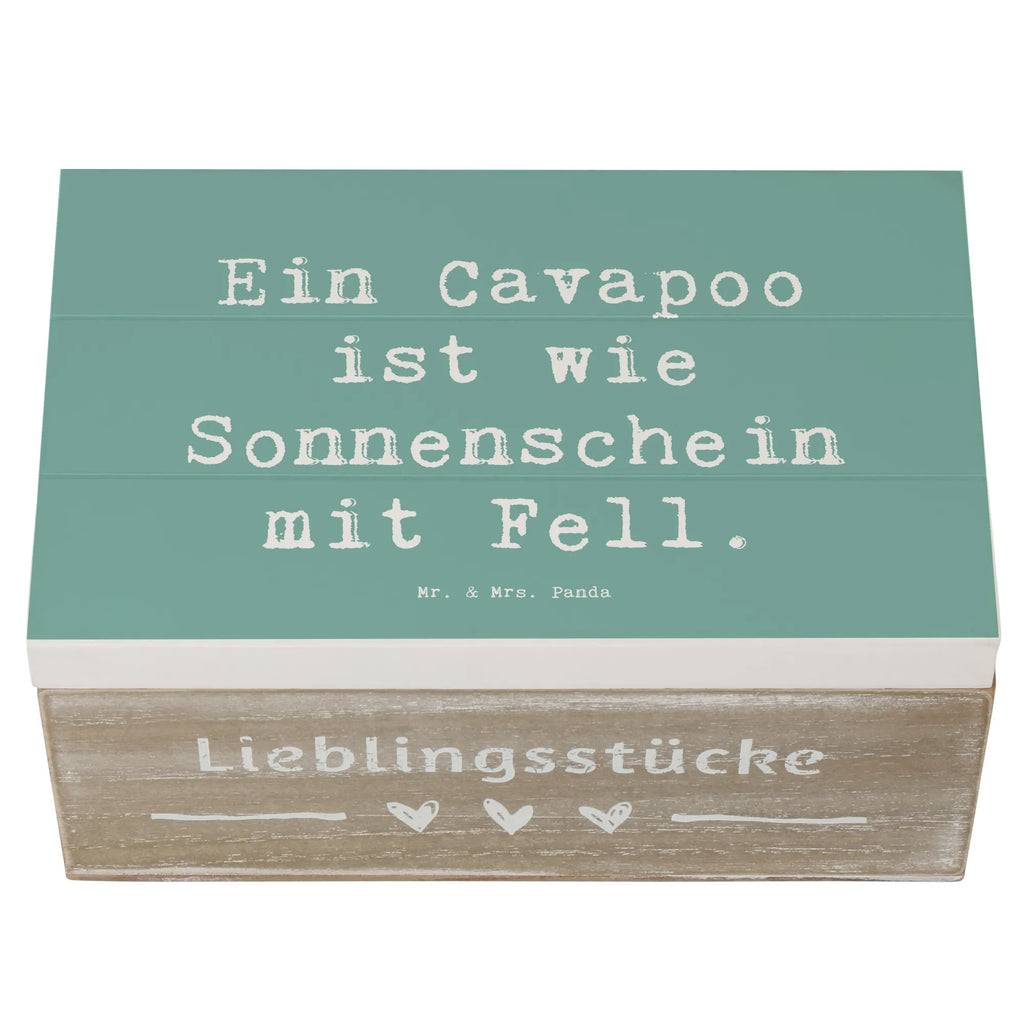 Wooden chest Saying Ein Cavapoo ist wie Sonnenschein mit Fell. Schatzkiste, Geschenkdose, Truhe, Kiste, Aufbewahrungsbox, Dekokiste, Erinnerungsbox, Erinnerungskiste, XXL, Geschenkbox, Schatulle, Holzkiste, Hund, Hunderasse, Rassehund, Hundebesitzer, Geschenk, Tierfreund, Schenken, Welpe