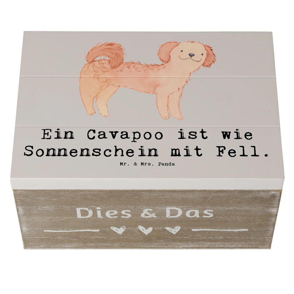 Wooden chest Ein Cavapoo ist wie Sonnenschein mit Fell. XXL, Schatulle, Geschenkdose, Kiste, Schatzkiste, Truhe, Holzkiste, Erinnerungsbox, Erinnerungskiste, Aufbewahrungsbox, Dekokiste, Geschenkbox, Hund, Hunderasse, Rassehund, Hundebesitzer, Geschenk, Tierfreund, Schenken, Welpe