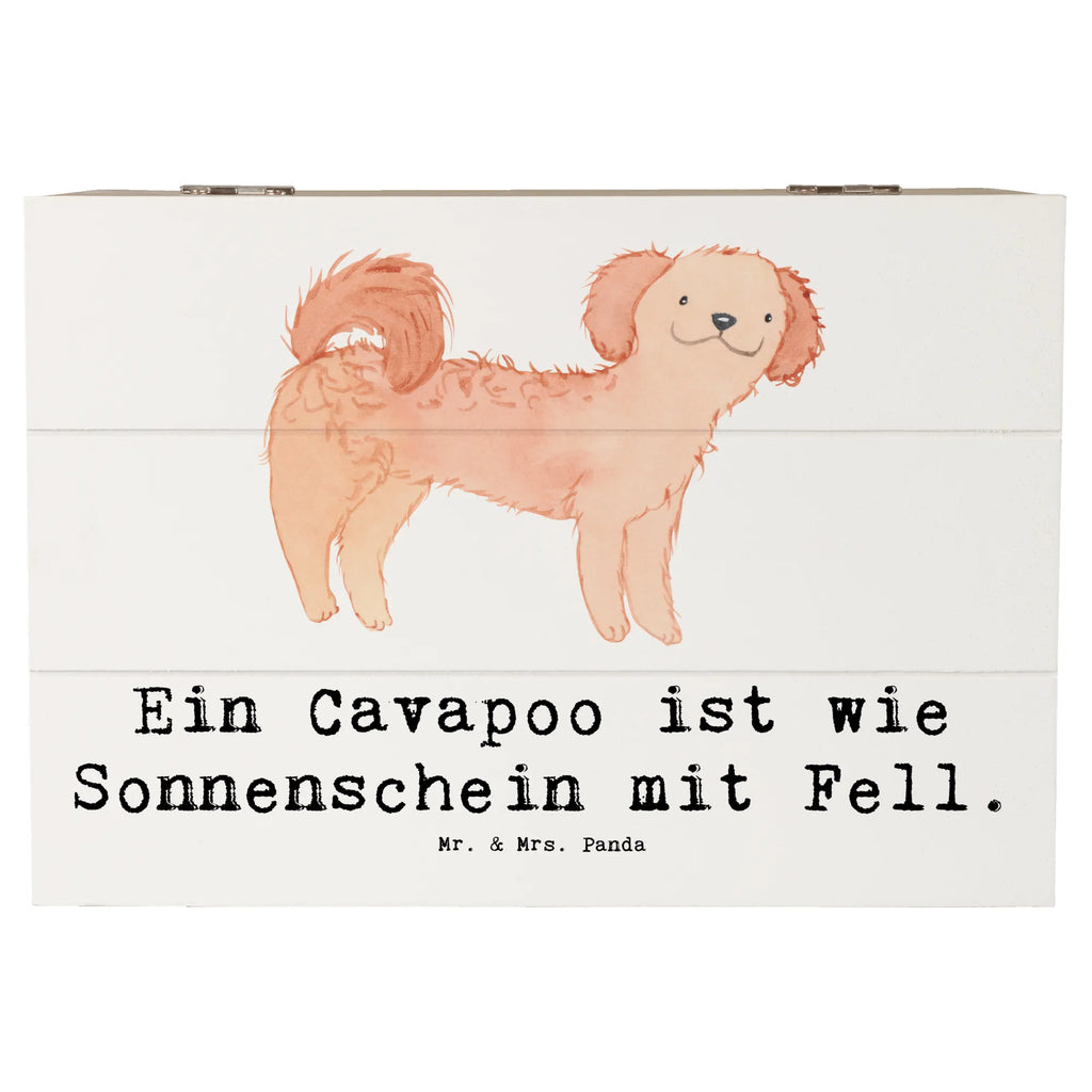 Wooden chest Ein Cavapoo ist wie Sonnenschein mit Fell. XXL, Schatulle, Geschenkdose, Kiste, Schatzkiste, Truhe, Holzkiste, Erinnerungsbox, Erinnerungskiste, Aufbewahrungsbox, Dekokiste, Geschenkbox, Hund, Hunderasse, Rassehund, Hundebesitzer, Geschenk, Tierfreund, Schenken, Welpe