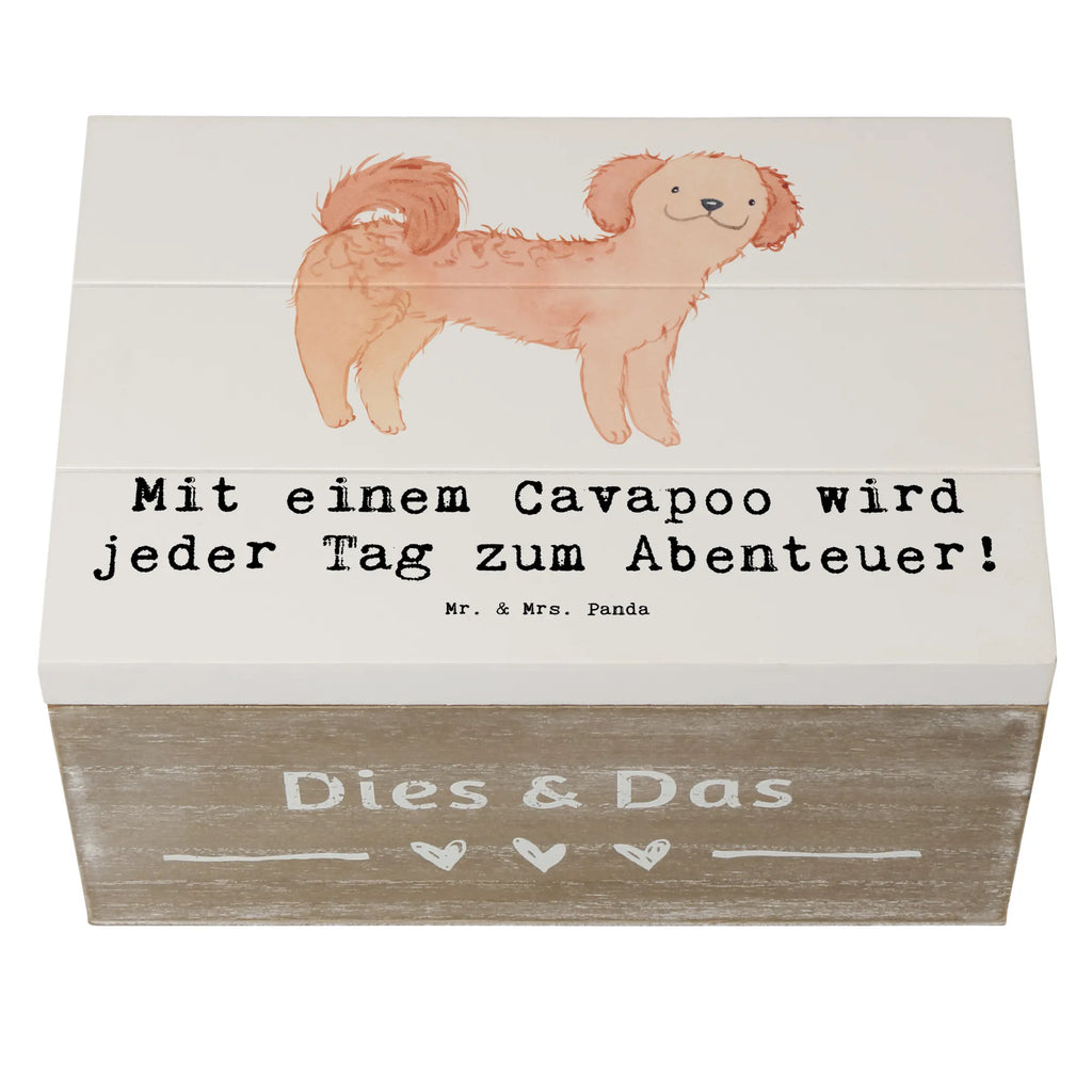 Holzkiste Cavapoo Abenteuer Geschenkdose, Schatzkiste, Truhe, Erinnerungskiste, Schatulle, Dekokiste, Aufbewahrungsbox, Kiste, Geschenkbox, Erinnerungsbox, Holzkiste, XXL, Hund, Hunderasse, Rassehund, Hundebesitzer, Geschenk, Tierfreund, Schenken, Welpe