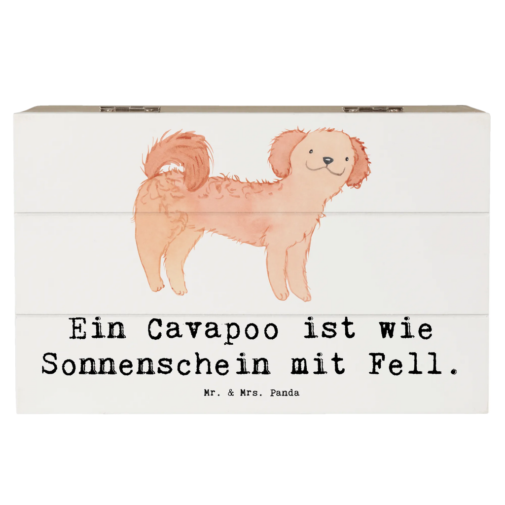 Wooden chest Ein Cavapoo ist wie Sonnenschein mit Fell. XXL, Schatulle, Geschenkdose, Kiste, Schatzkiste, Truhe, Holzkiste, Erinnerungsbox, Erinnerungskiste, Aufbewahrungsbox, Dekokiste, Geschenkbox, Hund, Hunderasse, Rassehund, Hundebesitzer, Geschenk, Tierfreund, Schenken, Welpe