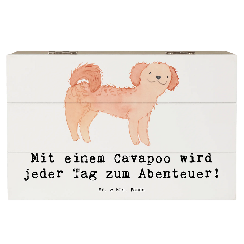 Holzkiste Cavapoo Abenteuer Geschenkdose, Schatzkiste, Truhe, Erinnerungskiste, Schatulle, Dekokiste, Aufbewahrungsbox, Kiste, Geschenkbox, Erinnerungsbox, Holzkiste, XXL, Hund, Hunderasse, Rassehund, Hundebesitzer, Geschenk, Tierfreund, Schenken, Welpe