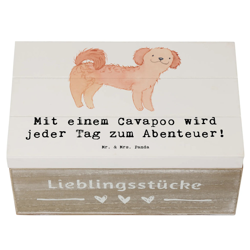 Holzkiste Cavapoo Abenteuer Geschenkdose, Schatzkiste, Truhe, Erinnerungskiste, Schatulle, Dekokiste, Aufbewahrungsbox, Kiste, Geschenkbox, Erinnerungsbox, Holzkiste, XXL, Hund, Hunderasse, Rassehund, Hundebesitzer, Geschenk, Tierfreund, Schenken, Welpe