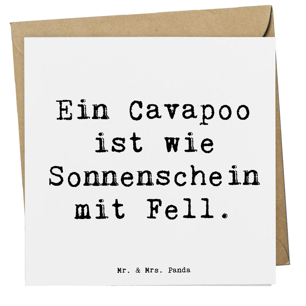 Deluxe Card Saying Ein Cavapoo ist wie Sonnenschein mit Fell. Klappkarte, Hochwertige Klappkarte, Hochwertige Grußkarte, Grußkarte, Karte, Einladungskarte, Geburtstagskarte, Hochzeitskarte, Glückwunschkarte, Hund, Hunderasse, Rassehund, Hundebesitzer, Geschenk, Tierfreund, Schenken, Welpe