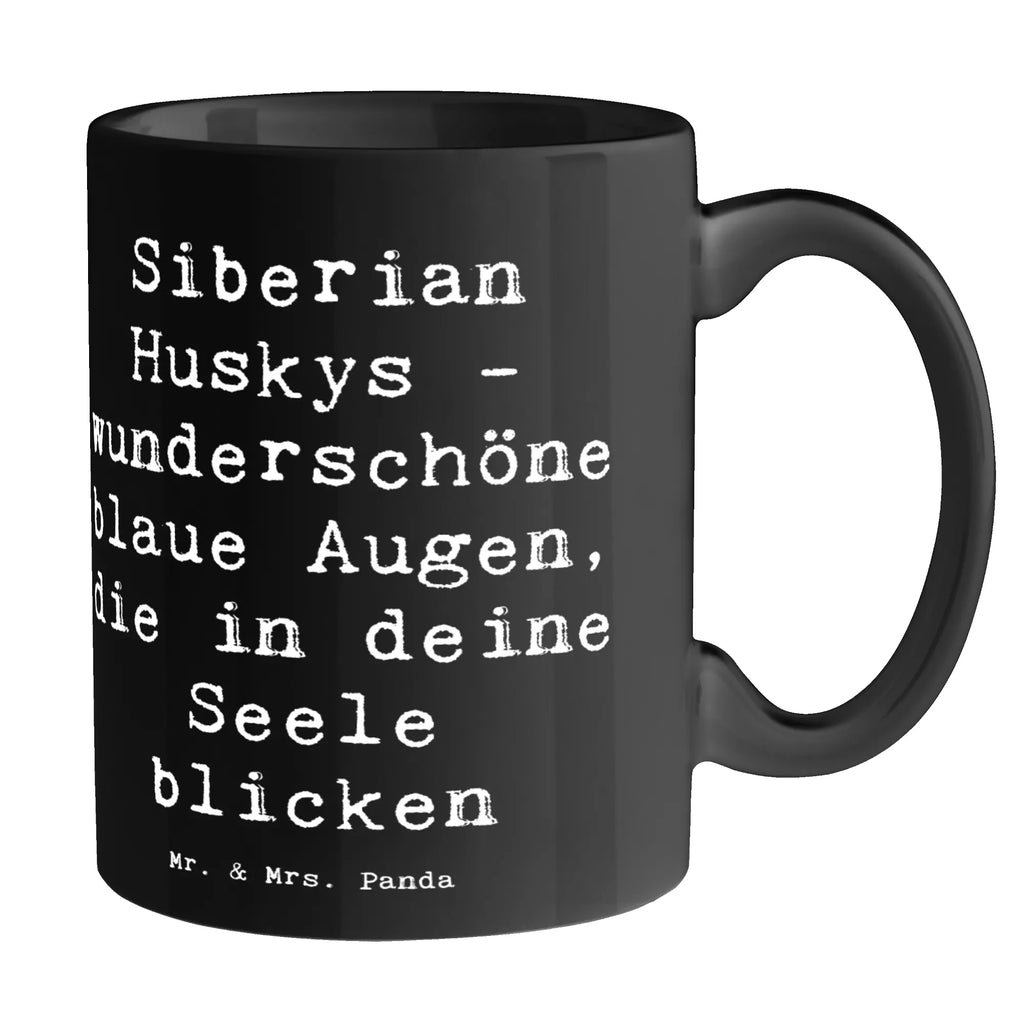 Tasse Spruch Siberian Husky Augenzauber Tasse, Tasse mit Motiven, Teetasse, Kaffeetasse, Porzellantasse, Bürotasse, Keramiktasse, Tasse mit Zitaten, Geschenktasse, Hund, Hunderasse, Rassehund, Hundebesitzer, Geschenk, Tierfreund, Schenken, Welpe