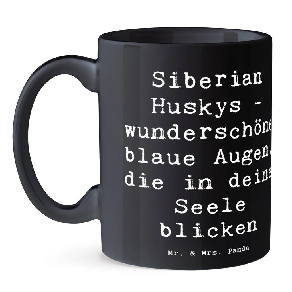 Tasse Spruch Siberian Husky Augenzauber Tasse, Tasse mit Motiven, Teetasse, Kaffeetasse, Porzellantasse, Bürotasse, Keramiktasse, Tasse mit Zitaten, Geschenktasse, Hund, Hunderasse, Rassehund, Hundebesitzer, Geschenk, Tierfreund, Schenken, Welpe