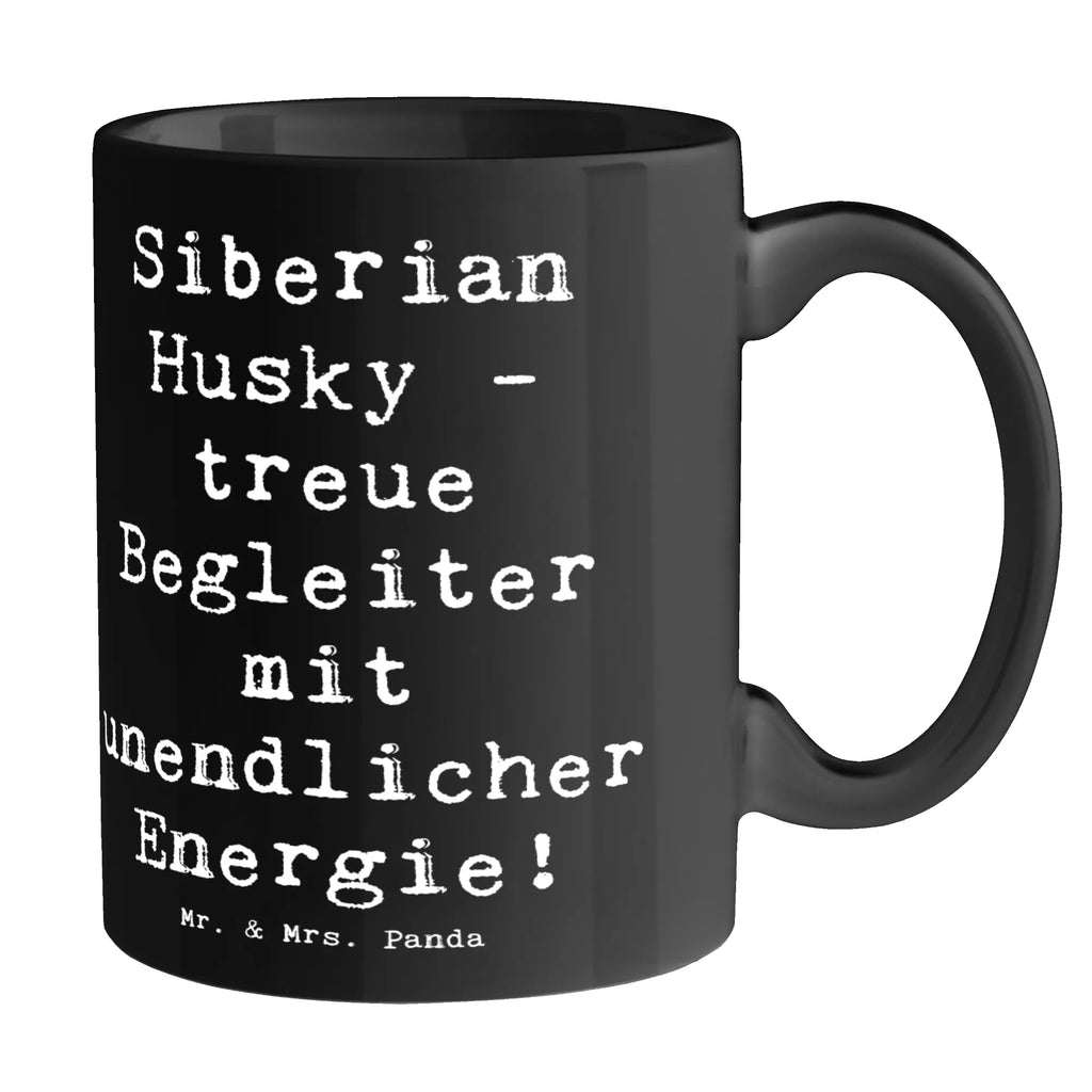 Tasse Spruch Siberian Husky Energie Tasse mit Motiven, Porzellantasse, Bürotasse, Kaffeetasse, Tasse, Geschenktasse, Teetasse, Tasse mit Zitaten, Keramiktasse, Hund, Hunderasse, Rassehund, Hundebesitzer, Geschenk, Tierfreund, Schenken, Welpe
