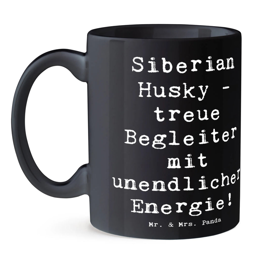 Tasse Spruch Siberian Husky Energie Tasse mit Motiven, Porzellantasse, Bürotasse, Kaffeetasse, Tasse, Geschenktasse, Teetasse, Tasse mit Zitaten, Keramiktasse, Hund, Hunderasse, Rassehund, Hundebesitzer, Geschenk, Tierfreund, Schenken, Welpe