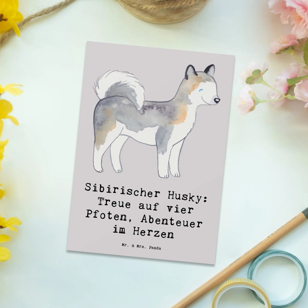 Postkarte Sibirischer Husky Ansichtskarte, Dankeskarte, Einladung, Einladungskarte, Einladungskarten Geburtstag, Karte, Ansichtskarten, Postkarte, Geschenkkarte, Grußkarte, Einladung Geburtstag, Geburtstagskarte, Hund, Hunderasse, Rassehund, Hundebesitzer, Geschenk, Tierfreund, Schenken, Welpe