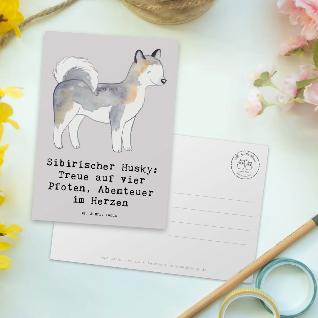Postkarte Sibirischer Husky Ansichtskarte, Dankeskarte, Einladung, Einladungskarte, Einladungskarten Geburtstag, Karte, Ansichtskarten, Postkarte, Geschenkkarte, Grußkarte, Einladung Geburtstag, Geburtstagskarte, Hund, Hunderasse, Rassehund, Hundebesitzer, Geschenk, Tierfreund, Schenken, Welpe