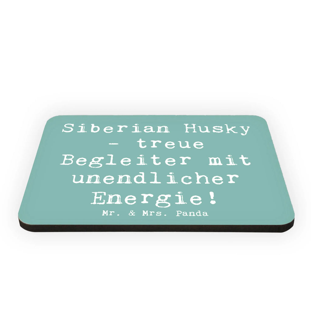 Magnet Saying Siberian Husky - treue Begleiter mit unendlicher Energie! Dekomagnet, Notiz Magnet, Pinnwandmagnet, Souvenir Magnet, Kühlschrank Dekoration, Whiteboard Magnet, Kühlschrankmagnet, Motivmagnete, Hund, Hunderasse, Rassehund, Hundebesitzer, Geschenk, Tierfreund, Schenken, Welpe