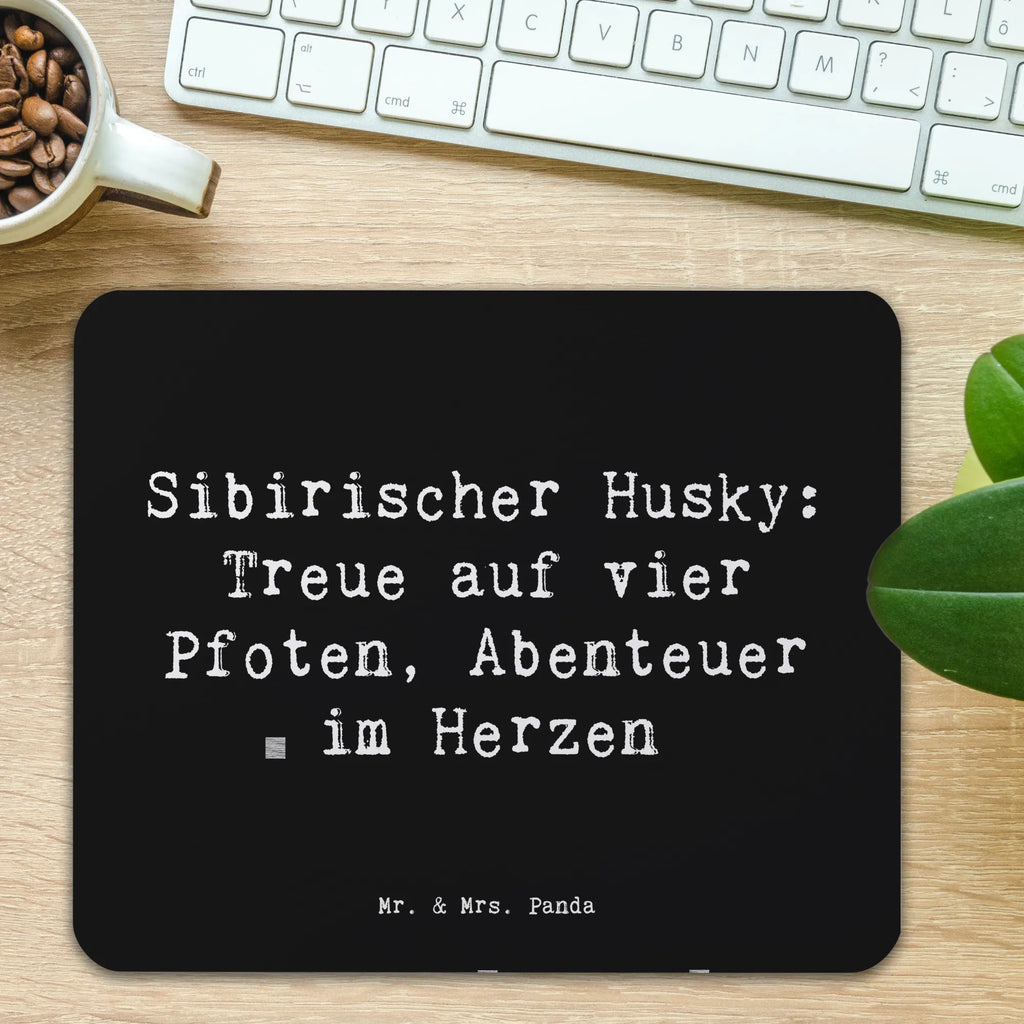 Mouse mat Saying Sibirischer Husky: Treue auf vier Pfoten, Abenteuer im Herzen Mauspad Büro, Arbeitszimmer, Mousepad, Designer Mauspad, Mausunterlage, Büroausstattung, Einzigartiges Mauspad, PC Zubehör, Computer zubehör, Mauspad, Hund, Hunderasse, Rassehund, Hundebesitzer, Geschenk, Tierfreund, Schenken, Welpe