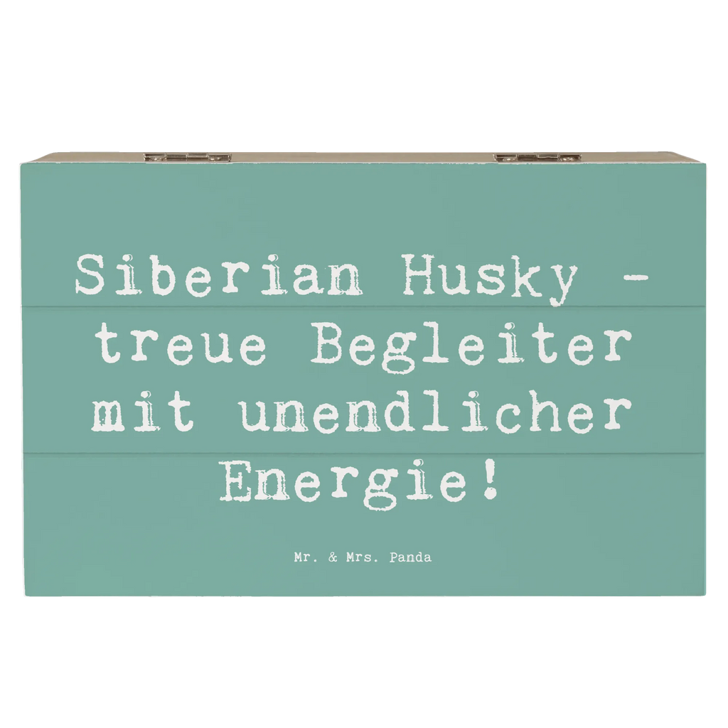 Wooden chest Saying Siberian Husky - treue Begleiter mit unendlicher Energie! XXL, Schatzkiste, Erinnerungskiste, Schatulle, Geschenkdose, Geschenkbox, Truhe, Holzkiste, Kiste, Erinnerungsbox, Aufbewahrungsbox, Dekokiste, Hund, Hunderasse, Rassehund, Hundebesitzer, Geschenk, Tierfreund, Schenken, Welpe