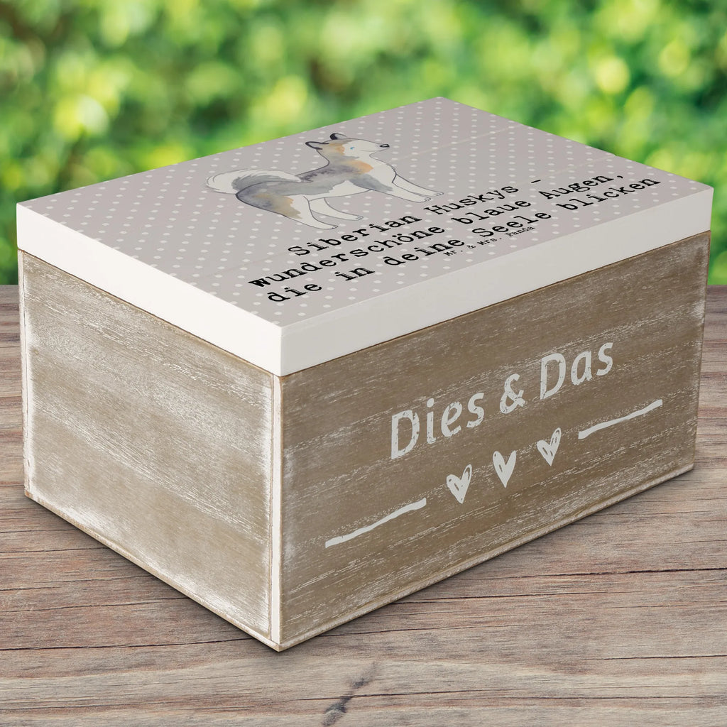 Wooden chest Siberian Huskys - wunderschöne blaue Augen, die in deine Seele blicken Erinnerungskiste, Schatzkiste, Erinnerungsbox, Geschenkbox, Dekokiste, Aufbewahrungsbox, XXL, Truhe, Kiste, Schatulle, Geschenkdose, Holzkiste, Hund, Hunderasse, Rassehund, Hundebesitzer, Geschenk, Tierfreund, Schenken, Welpe