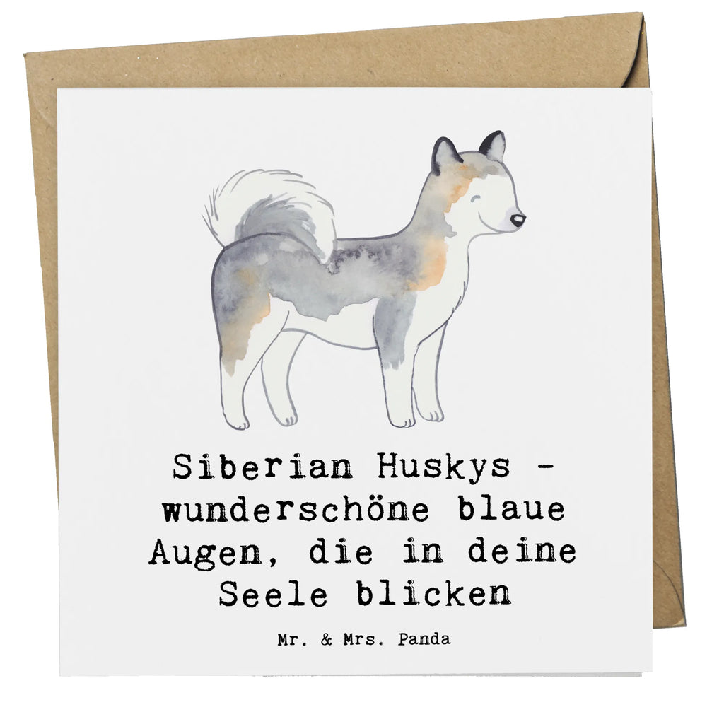 Deluxe Karte Siberian Husky Augenzauber Grußkarte, Einladungskarte, Klappkarte, Hochwertige Grußkarte, Hochzeitskarte, Karte, Hochwertige Klappkarte, Glückwunschkarte, Geburtstagskarte, Hund, Hunderasse, Rassehund, Hundebesitzer, Geschenk, Tierfreund, Schenken, Welpe