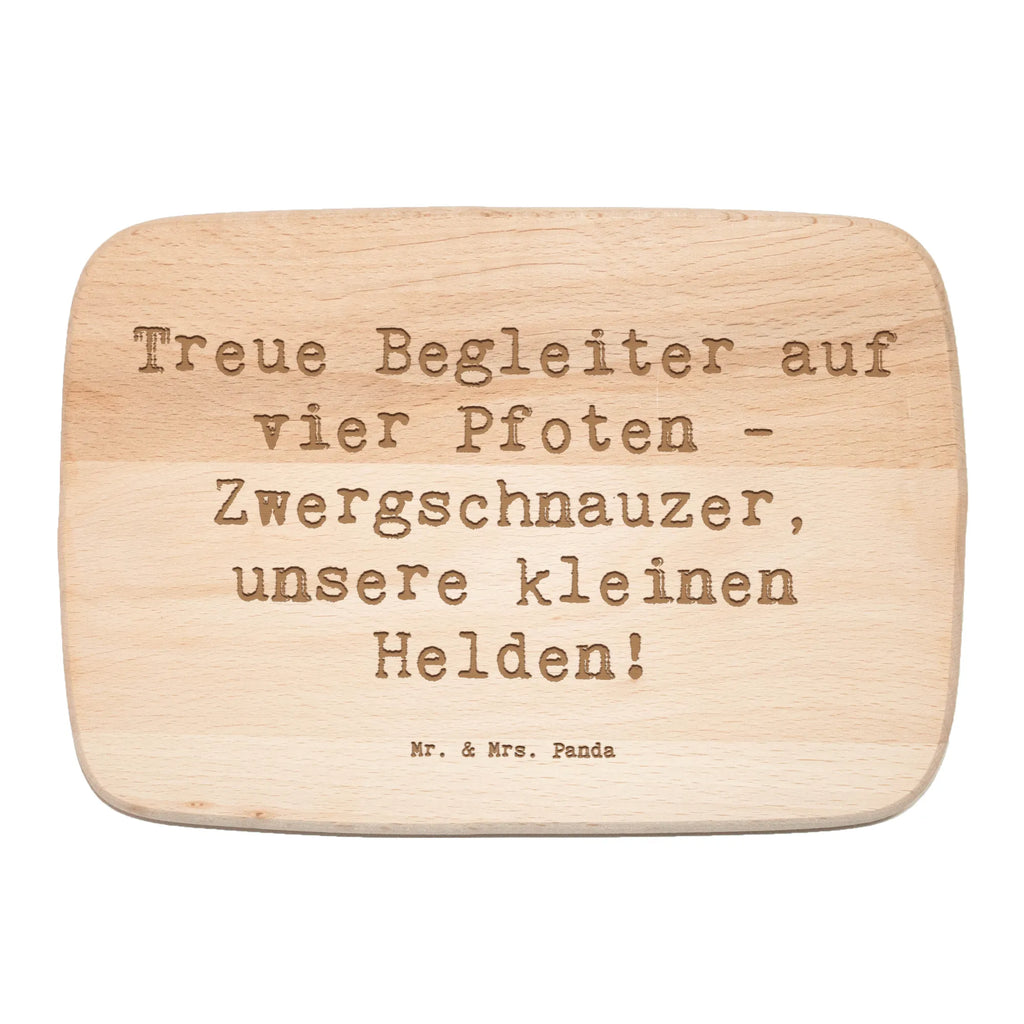 Śniadaniowa deska Przysłowie Treue Begleiter auf vier Pfoten - Zwergschnauzer, unsere kleinen Helden! Pies, rasa psa, pies rasowy, właściciel psa, prezent, miłośnik zwierząt, dawanie, szczeniak