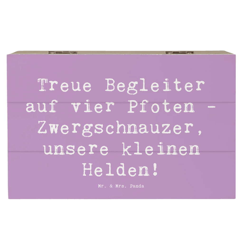 Wooden chest Saying Treue Begleiter auf vier Pfoten - Zwergschnauzer, unsere kleinen Helden! Aufbewahrungsbox, Erinnerungskiste, Erinnerungsbox, Holzkiste, Geschenkbox, Schatzkiste, Geschenkdose, Dekokiste, Truhe, Kiste, XXL, Schatulle, Hund, Hunderasse, Rassehund, Hundebesitzer, Geschenk, Tierfreund, Schenken, Welpe