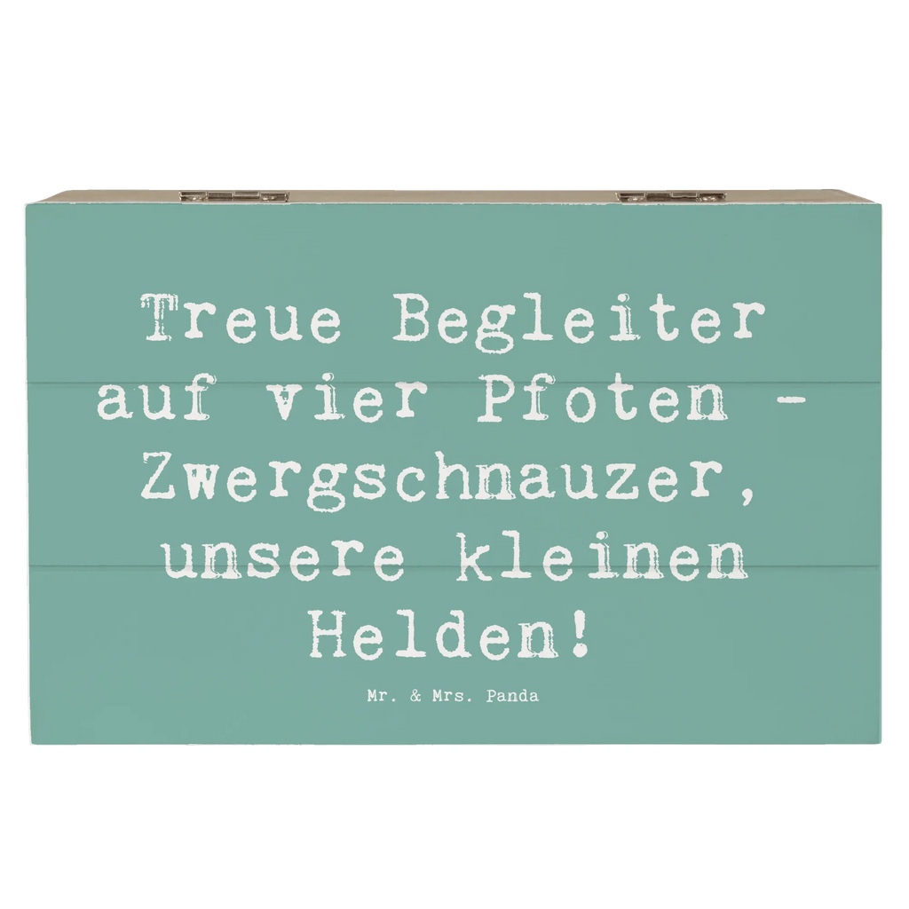 Wooden chest Saying Treue Begleiter auf vier Pfoten - Zwergschnauzer, unsere kleinen Helden! Aufbewahrungsbox, Erinnerungskiste, Erinnerungsbox, Holzkiste, Geschenkbox, Schatzkiste, Geschenkdose, Dekokiste, Truhe, Kiste, XXL, Schatulle, Hund, Hunderasse, Rassehund, Hundebesitzer, Geschenk, Tierfreund, Schenken, Welpe