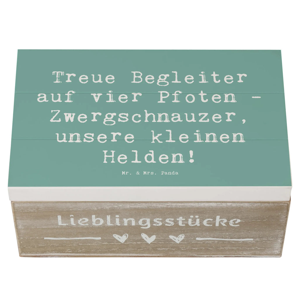 Wooden chest Saying Treue Begleiter auf vier Pfoten - Zwergschnauzer, unsere kleinen Helden! Aufbewahrungsbox, Erinnerungskiste, Erinnerungsbox, Holzkiste, Geschenkbox, Schatzkiste, Geschenkdose, Dekokiste, Truhe, Kiste, XXL, Schatulle, Hund, Hunderasse, Rassehund, Hundebesitzer, Geschenk, Tierfreund, Schenken, Welpe