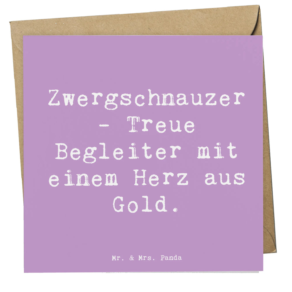 Deluxe Karte Spruch Zwergschnauzer Herz Einladungskarte, Klappkarte, Hochzeitskarte, Geburtstagskarte, Karte, Grußkarte, Glückwunschkarte, Hochwertige Klappkarte, Hochwertige Grußkarte, Hund, Hunderasse, Rassehund, Hundebesitzer, Geschenk, Tierfreund, Schenken, Welpe