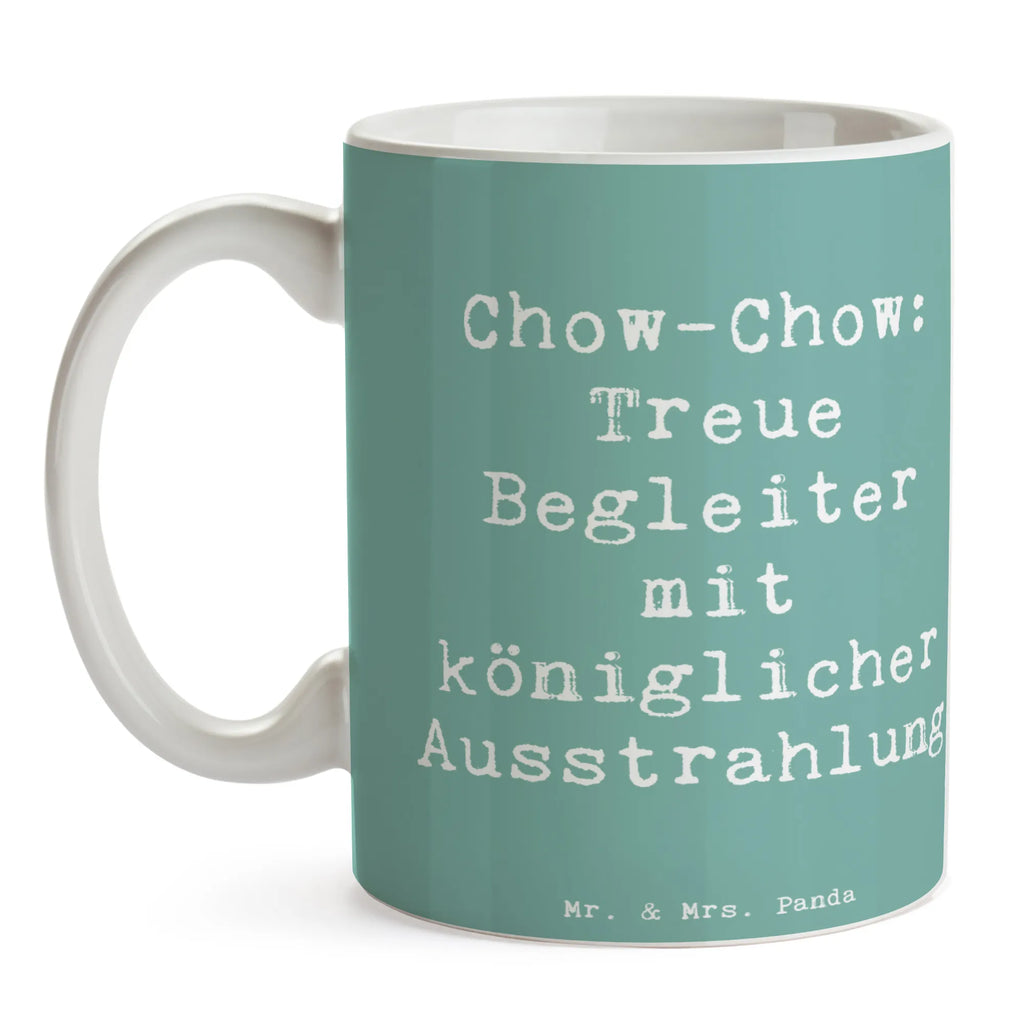 Tasse Spruch Chow-Chow Treue Begleiter Geschenktasse, Porzellantasse, Tasse mit Motiven, Bürotasse, Keramiktasse, Tasse mit Zitaten, Teetasse, Tasse, Kaffeetasse, Hund, Hunderasse, Rassehund, Hundebesitzer, Geschenk, Tierfreund, Schenken, Welpe