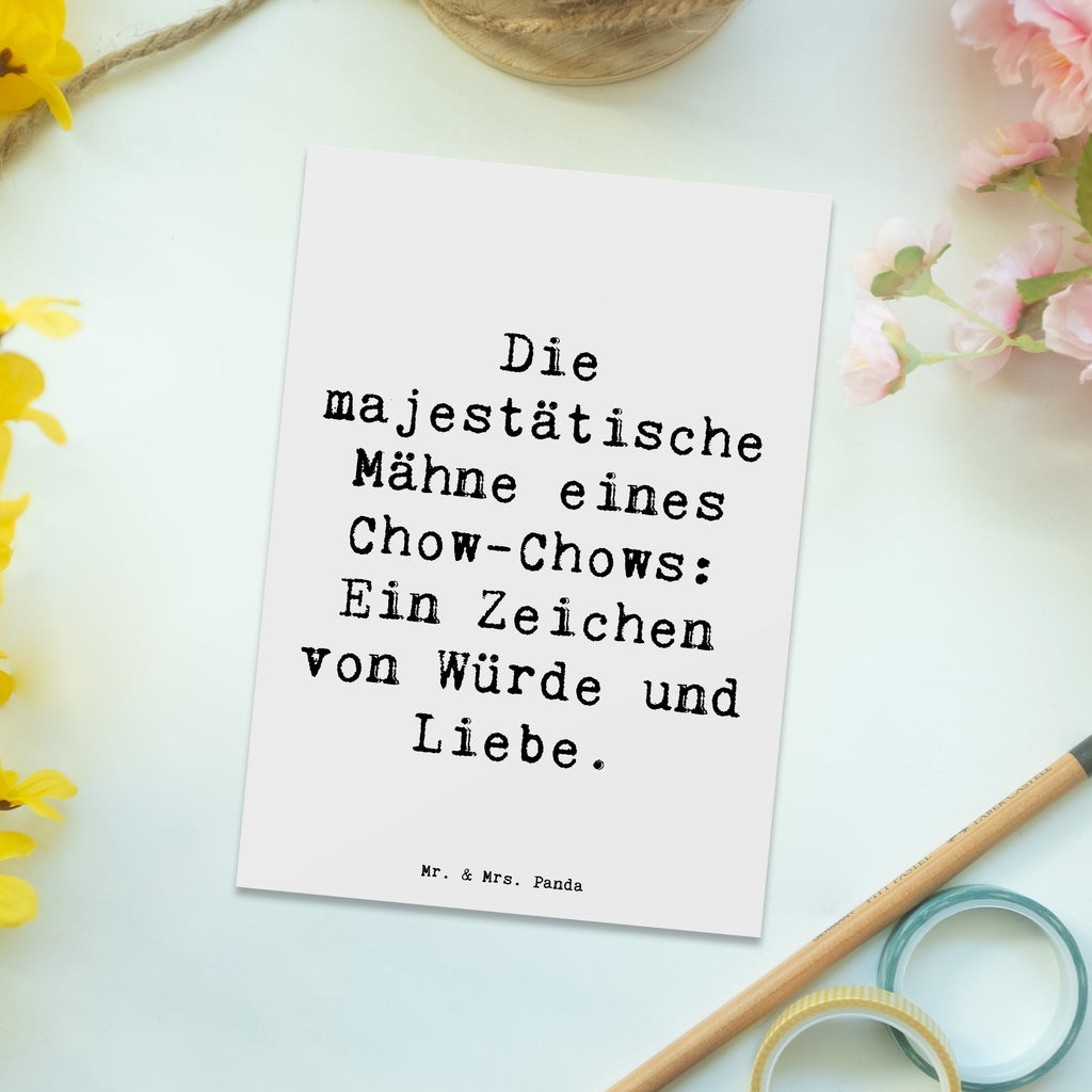 Postkarte Spruch Chow-Chow Mähne Geburtstagskarte, Einladung Geburtstag, Karte, Grußkarte, Einladung, Einladungskarte, Dankeskarte, Ansichtskarte, Ansichtskarten, Postkarte, Einladungskarten Geburtstag, Geschenkkarte, Hund, Hunderasse, Rassehund, Hundebesitzer, Geschenk, Tierfreund, Schenken, Welpe