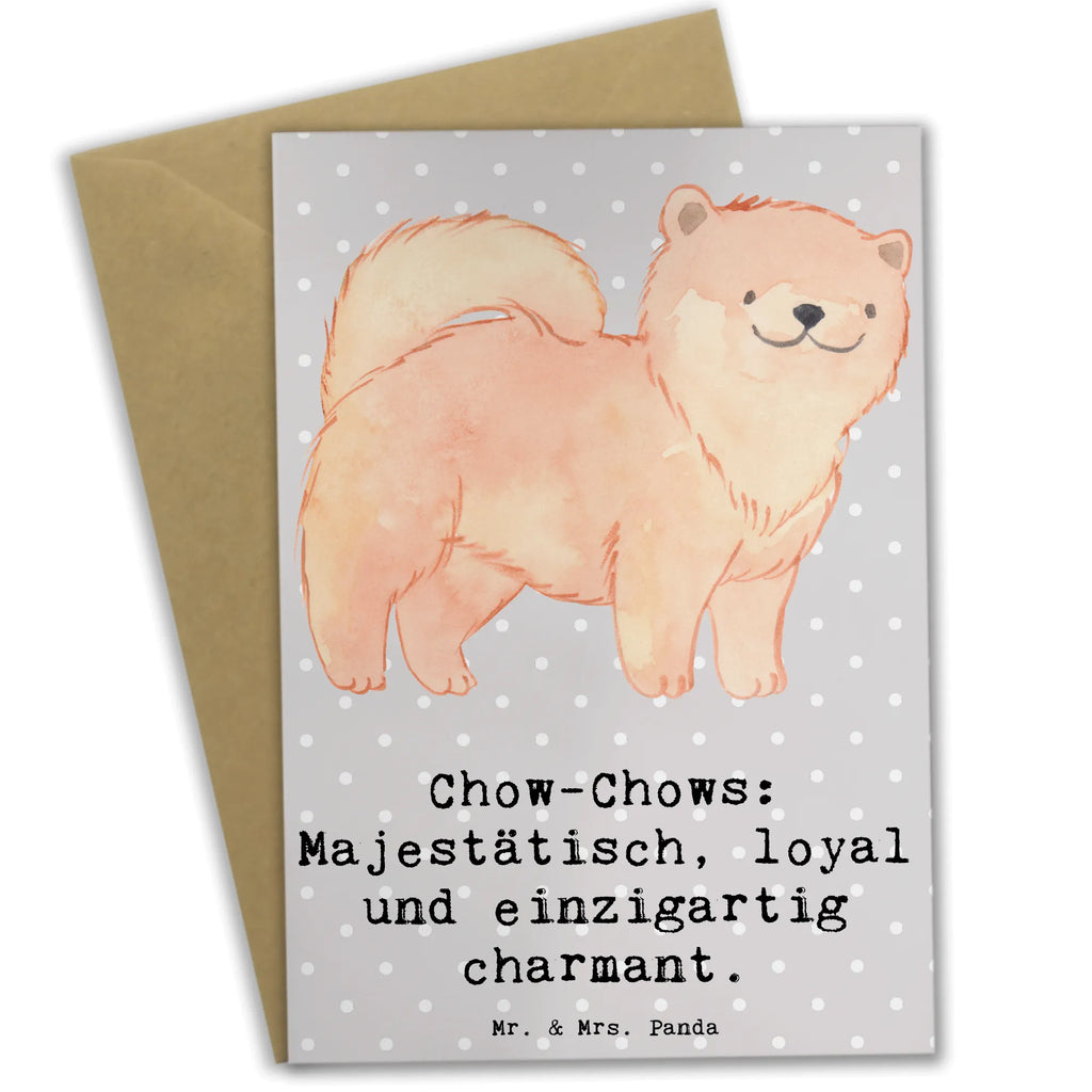 Grußkarte Chow-Chow Charme Ansichtskarten, Geburtstagskarte, Grußkarte, Klappkarte, Einladungskarte, Karte, Glückwunschkarte, Hochzeitskarte, Hund, Hunderasse, Rassehund, Hundebesitzer, Geschenk, Tierfreund, Schenken, Welpe