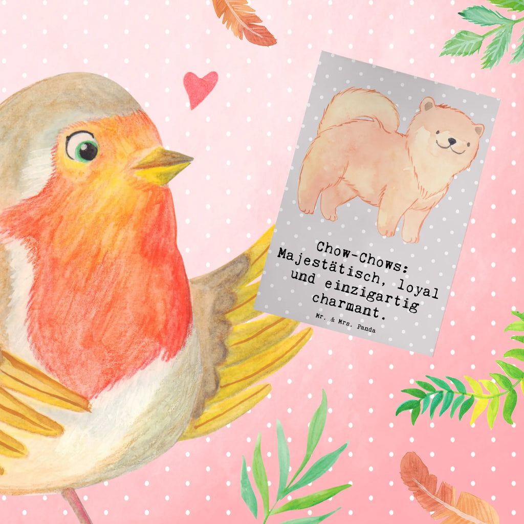 Grußkarte Chow-Chow Charme Ansichtskarten, Geburtstagskarte, Grußkarte, Klappkarte, Einladungskarte, Karte, Glückwunschkarte, Hochzeitskarte, Hund, Hunderasse, Rassehund, Hundebesitzer, Geschenk, Tierfreund, Schenken, Welpe