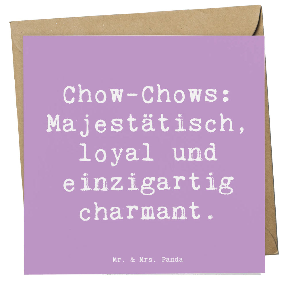 Deluxe Karte Spruch Chow-Chow Charme Geburtstagskarte, Hochzeitskarte, Hochwertige Grußkarte, Klappkarte, Hochwertige Klappkarte, Karte, Glückwunschkarte, Einladungskarte, Grußkarte, Hund, Hunderasse, Rassehund, Hundebesitzer, Geschenk, Tierfreund, Schenken, Welpe