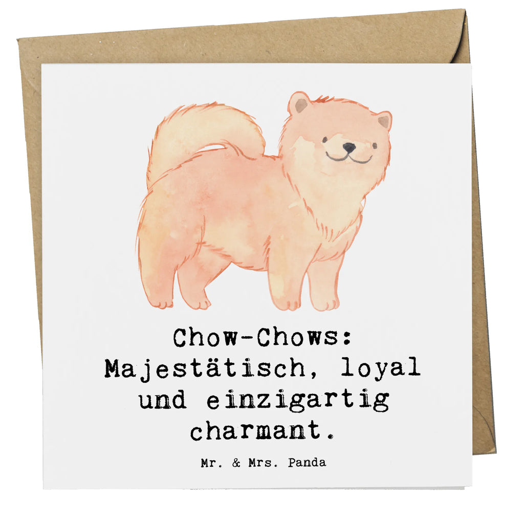 Deluxe Karte Chow-Chow Charme Geburtstagskarte, Grußkarte, Karte, Glückwunschkarte, Hochwertige Grußkarte, Klappkarte, Hochzeitskarte, Einladungskarte, Hochwertige Klappkarte, Hund, Hunderasse, Rassehund, Hundebesitzer, Geschenk, Tierfreund, Schenken, Welpe