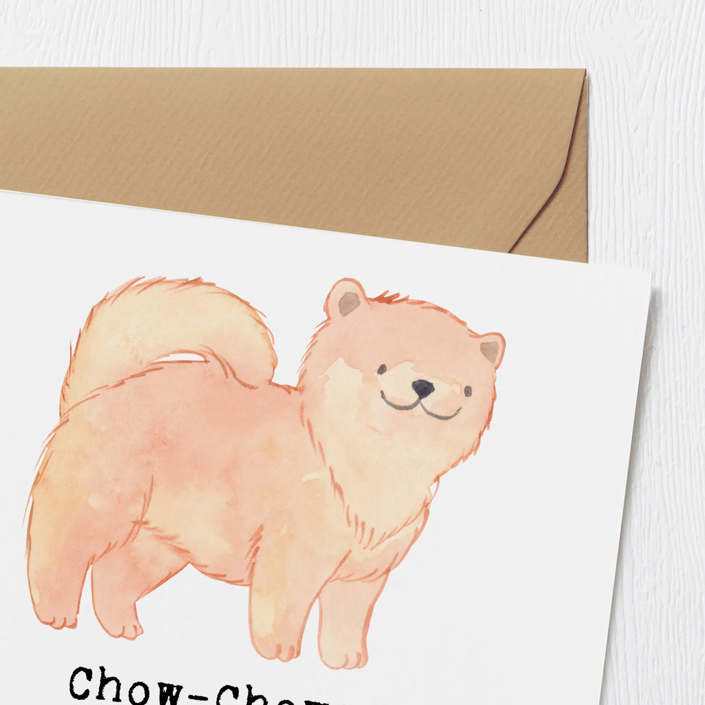 Deluxe Karte Chow-Chow Charme Geburtstagskarte, Grußkarte, Karte, Glückwunschkarte, Hochwertige Grußkarte, Klappkarte, Hochzeitskarte, Einladungskarte, Hochwertige Klappkarte, Hund, Hunderasse, Rassehund, Hundebesitzer, Geschenk, Tierfreund, Schenken, Welpe