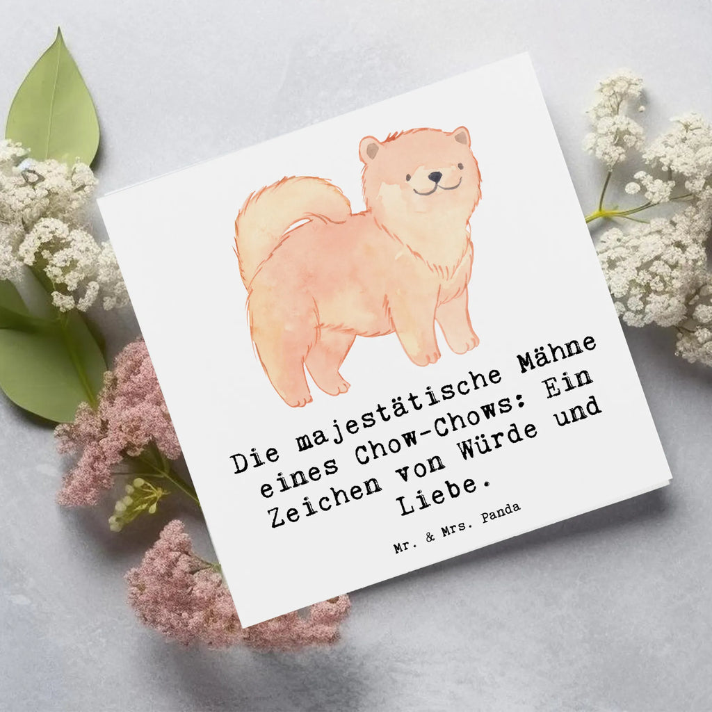 Deluxe Karte Chow-Chow Mähne Einladungskarte, Karte, Glückwunschkarte, Hochwertige Klappkarte, Hochzeitskarte, Geburtstagskarte, Hochwertige Grußkarte, Grußkarte, Klappkarte, Hund, Hunderasse, Rassehund, Hundebesitzer, Geschenk, Tierfreund, Schenken, Welpe