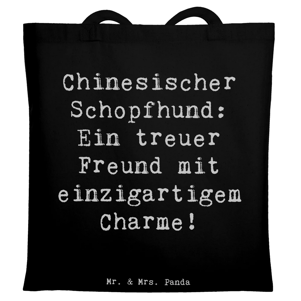 Tragetasche Spruch Chinesischer Schopfhund Charme Beuteltasche, Beutel, Einkaufstasche, Jutebeutel, Stoffbeutel, Tasche, Shopper, Umhängetasche, Strandtasche, Schultertasche, Stofftasche, Tragetasche, Badetasche, Jutetasche, Einkaufstüte, Laptoptasche, Hund, Hunderasse, Rassehund, Hundebesitzer, Geschenk, Tierfreund, Schenken, Welpe
