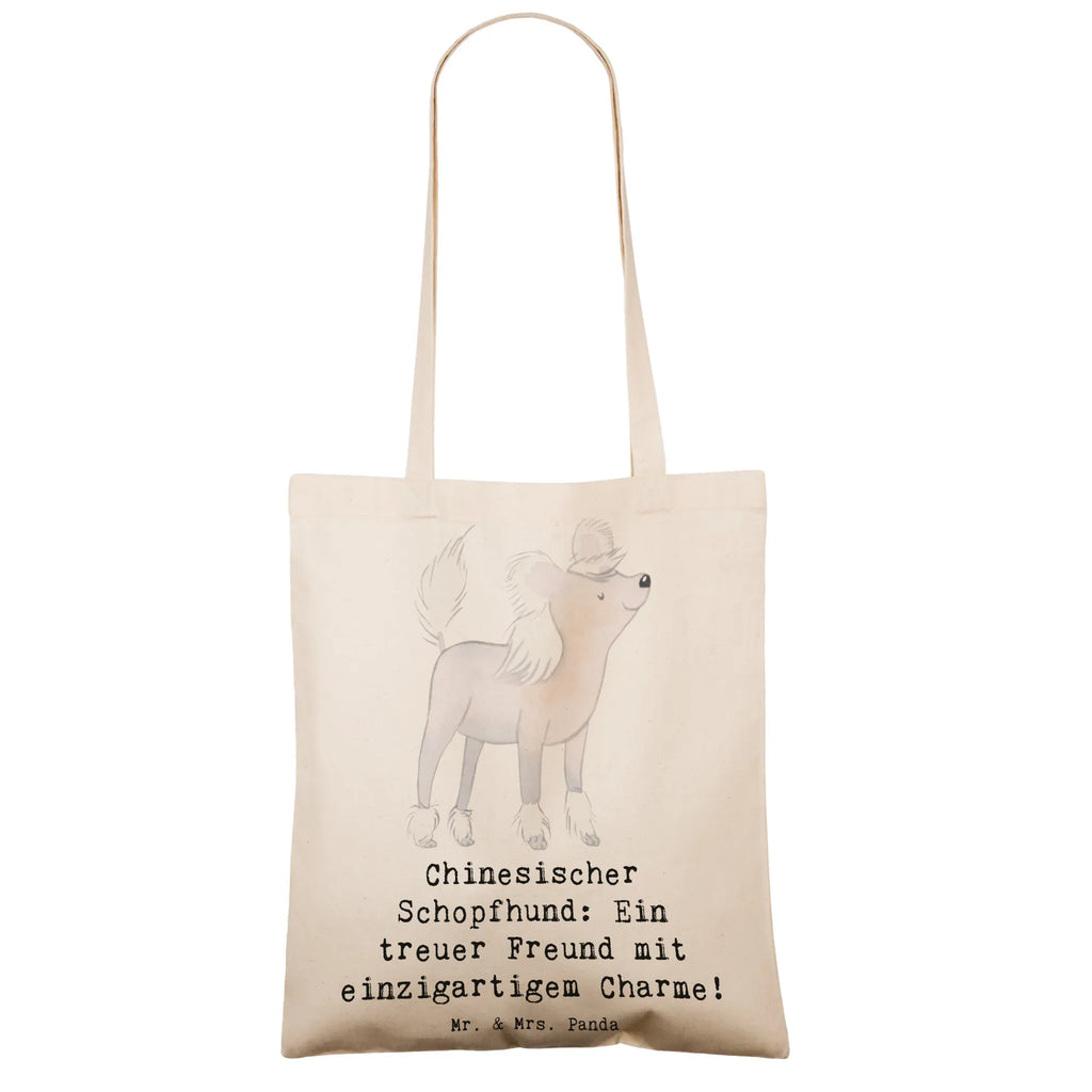 Tote bag Chinesischer Schopfhund: Ein treuer Freund mit einzigartigem Charme! Shopper, Einkaufstasche, Einkaufstüte, Stoffbeutel, Strandtasche, Umhängetasche, Beutel, Schultertasche, Jutebeutel, Stofftasche, Beuteltasche, Laptoptasche, Tasche, Tragetasche, Badetasche, Jutetasche, Hund, Hunderasse, Rassehund, Hundebesitzer, Geschenk, Tierfreund, Schenken, Welpe