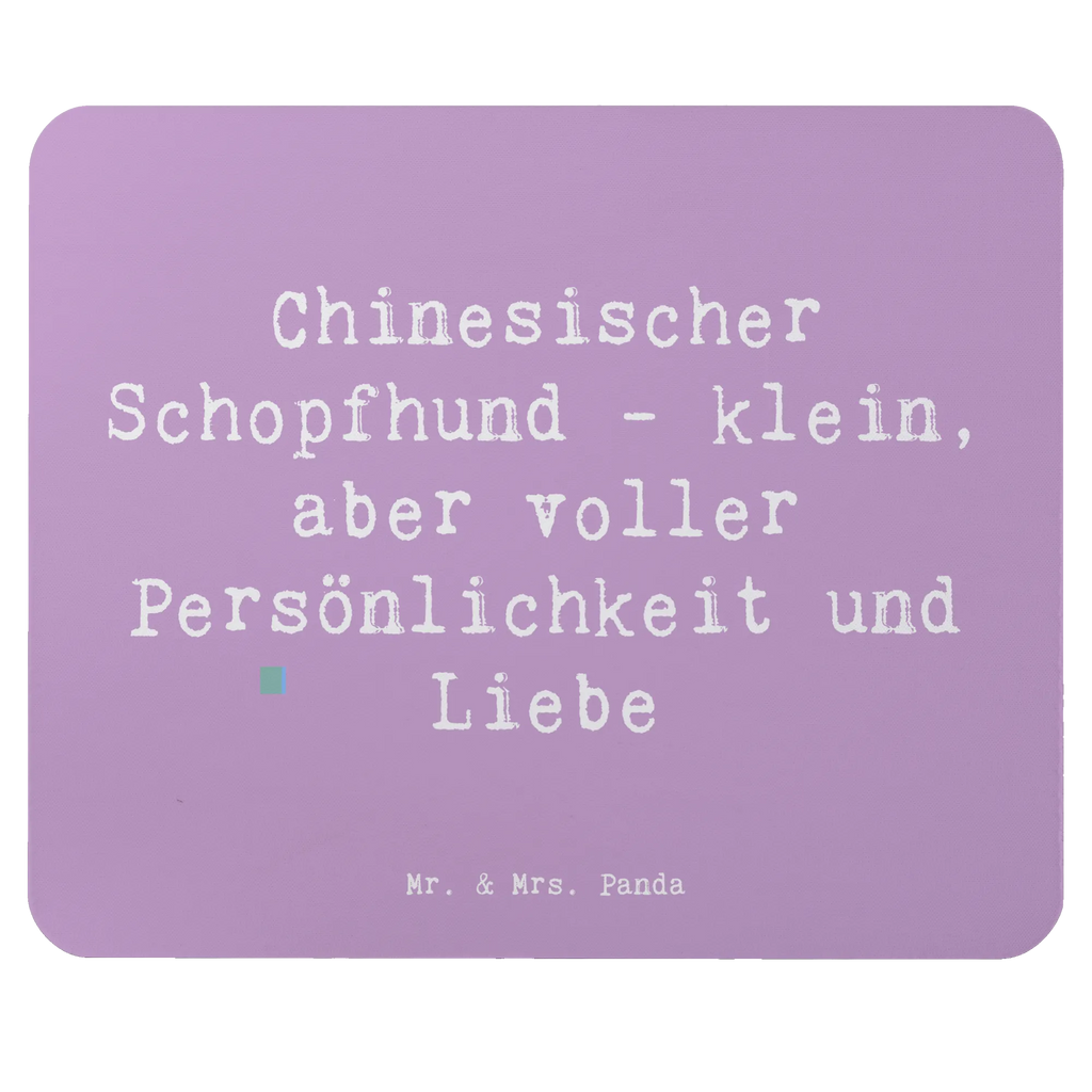 Mouse mat Saying Chinesischer Schopfhund - klein, aber voller Persönlichkeit und Liebe Büroausstattung, Mousepad, Einzigartiges Mauspad, Mauspad Büro, PC Zubehör, Computer zubehör, Mausunterlage, Arbeitszimmer, Designer Mauspad, Mauspad, Hund, Hunderasse, Rassehund, Hundebesitzer, Geschenk, Tierfreund, Schenken, Welpe