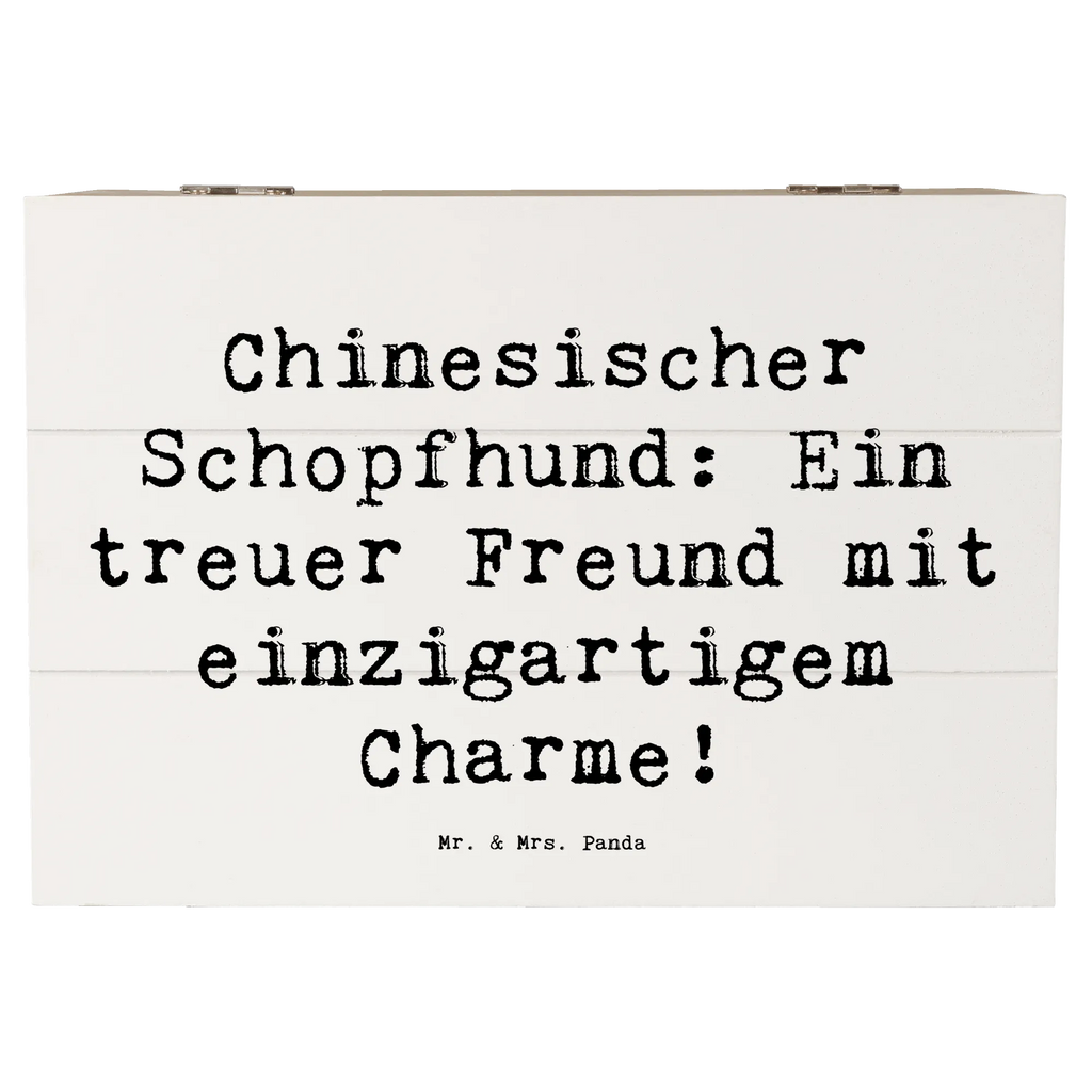 Wooden chest Saying Chinesischer Schopfhund: Ein treuer Freund mit einzigartigem Charme! Holzkiste, Dekokiste, Schatulle, Geschenkdose, Geschenkbox, Erinnerungsbox, XXL, Erinnerungskiste, Truhe, Kiste, Schatzkiste, Aufbewahrungsbox, Hund, Hunderasse, Rassehund, Hundebesitzer, Geschenk, Tierfreund, Schenken, Welpe