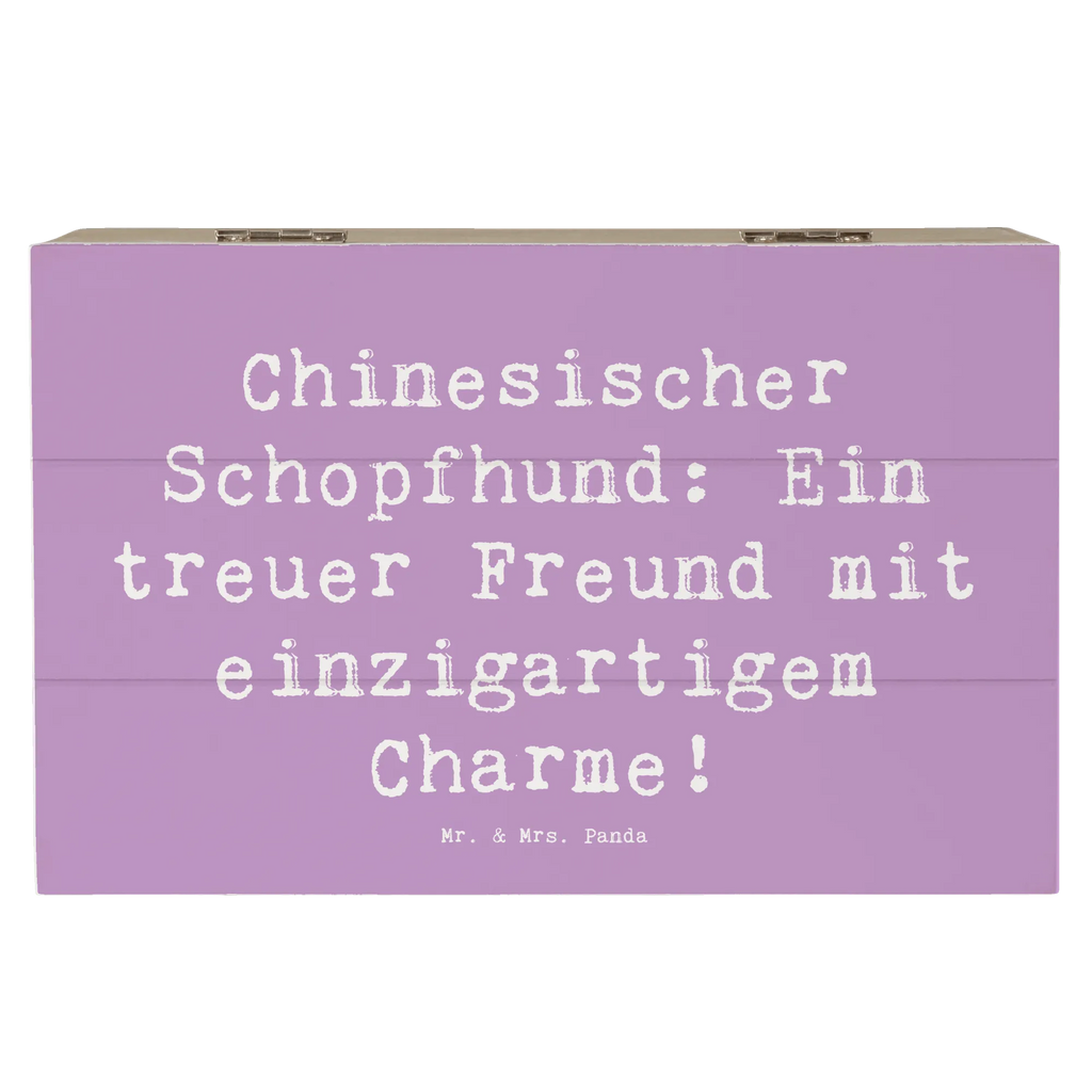 Wooden chest Saying Chinesischer Schopfhund: Ein treuer Freund mit einzigartigem Charme! Holzkiste, Dekokiste, Schatulle, Geschenkdose, Geschenkbox, Erinnerungsbox, XXL, Erinnerungskiste, Truhe, Kiste, Schatzkiste, Aufbewahrungsbox, Hund, Hunderasse, Rassehund, Hundebesitzer, Geschenk, Tierfreund, Schenken, Welpe