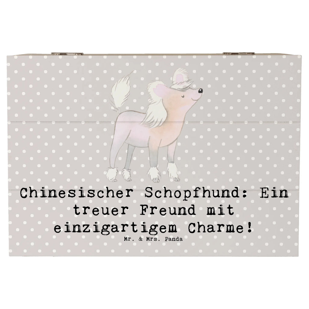Wooden chest Chinesischer Schopfhund: Ein treuer Freund mit einzigartigem Charme! Kiste, Schatzkiste, Aufbewahrungsbox, Holzkiste, Schatulle, Truhe, Geschenkdose, Dekokiste, XXL, Geschenkbox, Erinnerungsbox, Erinnerungskiste, Hund, Hunderasse, Rassehund, Hundebesitzer, Geschenk, Tierfreund, Schenken, Welpe