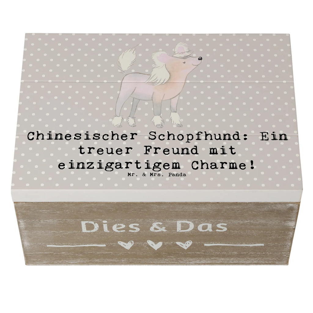 Wooden chest Chinesischer Schopfhund: Ein treuer Freund mit einzigartigem Charme! Kiste, Schatzkiste, Aufbewahrungsbox, Holzkiste, Schatulle, Truhe, Geschenkdose, Dekokiste, XXL, Geschenkbox, Erinnerungsbox, Erinnerungskiste, Hund, Hunderasse, Rassehund, Hundebesitzer, Geschenk, Tierfreund, Schenken, Welpe