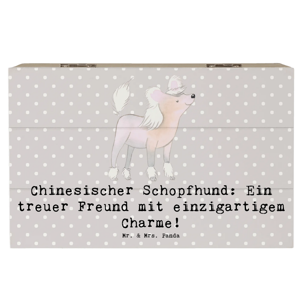 Wooden chest Chinesischer Schopfhund: Ein treuer Freund mit einzigartigem Charme! Kiste, Schatzkiste, Aufbewahrungsbox, Holzkiste, Schatulle, Truhe, Geschenkdose, Dekokiste, XXL, Geschenkbox, Erinnerungsbox, Erinnerungskiste, Hund, Hunderasse, Rassehund, Hundebesitzer, Geschenk, Tierfreund, Schenken, Welpe