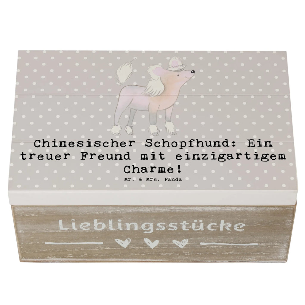 Wooden chest Chinesischer Schopfhund: Ein treuer Freund mit einzigartigem Charme! Kiste, Schatzkiste, Aufbewahrungsbox, Holzkiste, Schatulle, Truhe, Geschenkdose, Dekokiste, XXL, Geschenkbox, Erinnerungsbox, Erinnerungskiste, Hund, Hunderasse, Rassehund, Hundebesitzer, Geschenk, Tierfreund, Schenken, Welpe