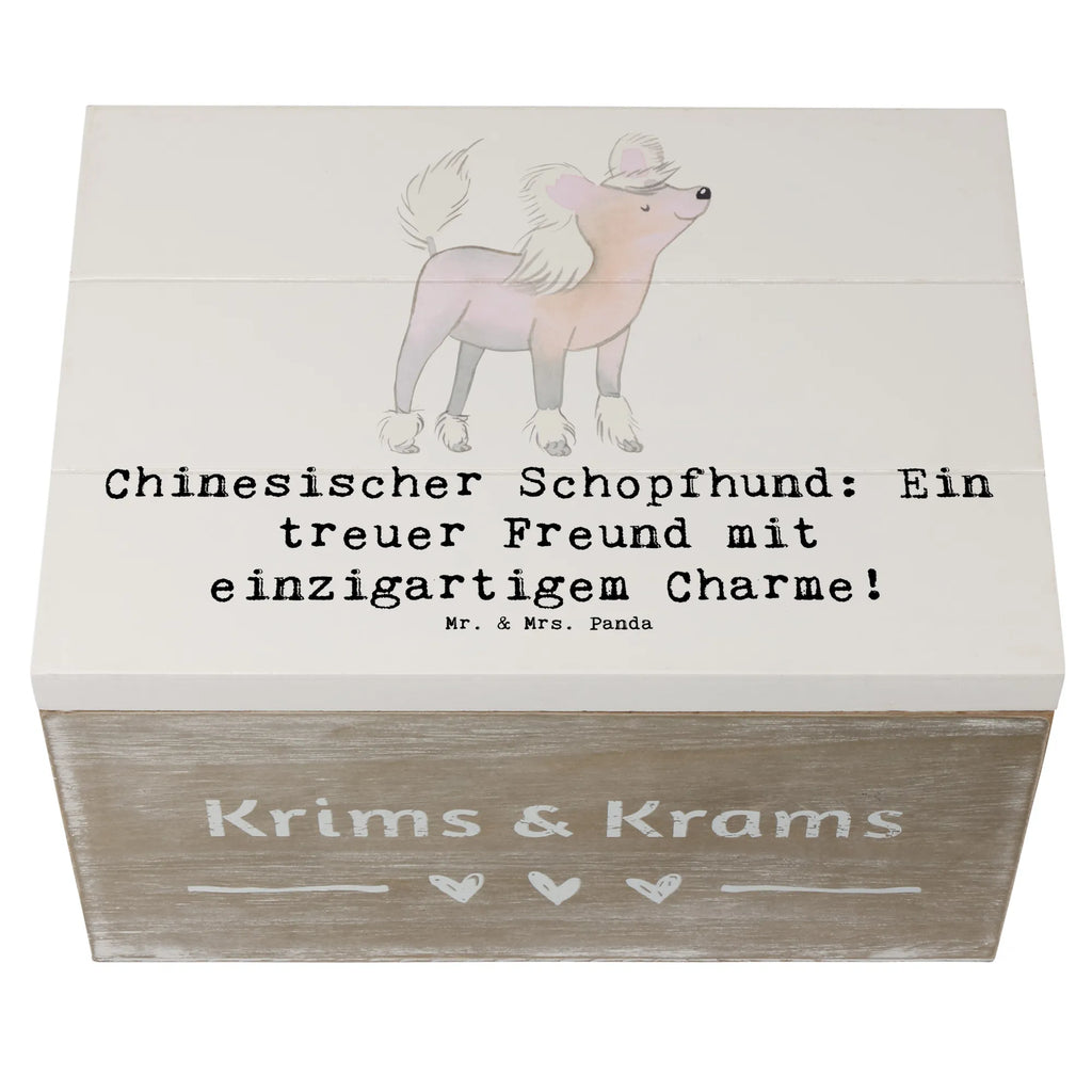 Wooden chest Chinesischer Schopfhund: Ein treuer Freund mit einzigartigem Charme! Kiste, Schatzkiste, Aufbewahrungsbox, Holzkiste, Schatulle, Truhe, Geschenkdose, Dekokiste, XXL, Geschenkbox, Erinnerungsbox, Erinnerungskiste, Hund, Hunderasse, Rassehund, Hundebesitzer, Geschenk, Tierfreund, Schenken, Welpe