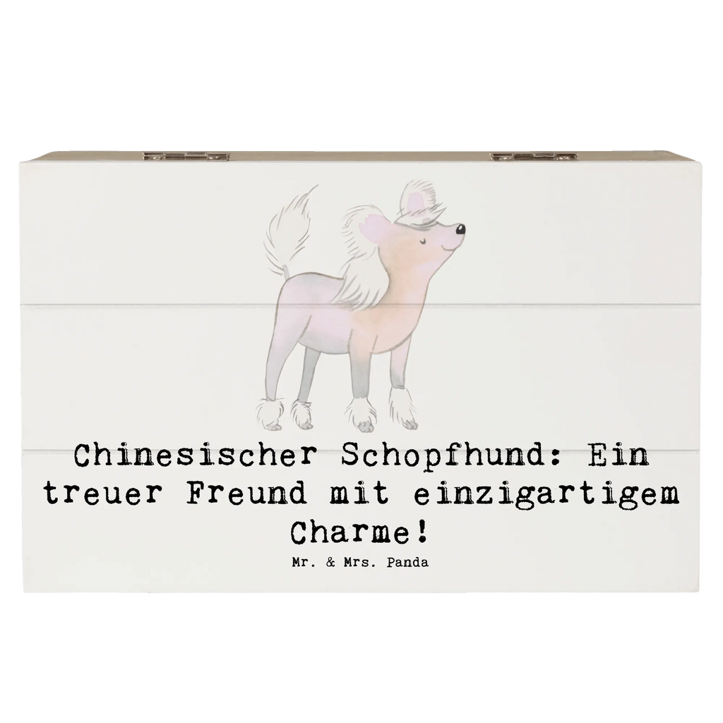 Wooden chest Chinesischer Schopfhund: Ein treuer Freund mit einzigartigem Charme! Kiste, Schatzkiste, Aufbewahrungsbox, Holzkiste, Schatulle, Truhe, Geschenkdose, Dekokiste, XXL, Geschenkbox, Erinnerungsbox, Erinnerungskiste, Hund, Hunderasse, Rassehund, Hundebesitzer, Geschenk, Tierfreund, Schenken, Welpe